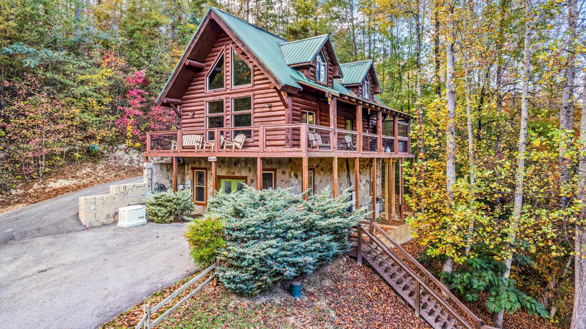 Relaxation Retreat - Pickleball Cabin - Wi-Fi, Fire Pit With Bar, Ev, Game Room, Hot Tub, Pool Access - Mins To Pf เซอเวียร์วีล ภายนอก รูปภาพ