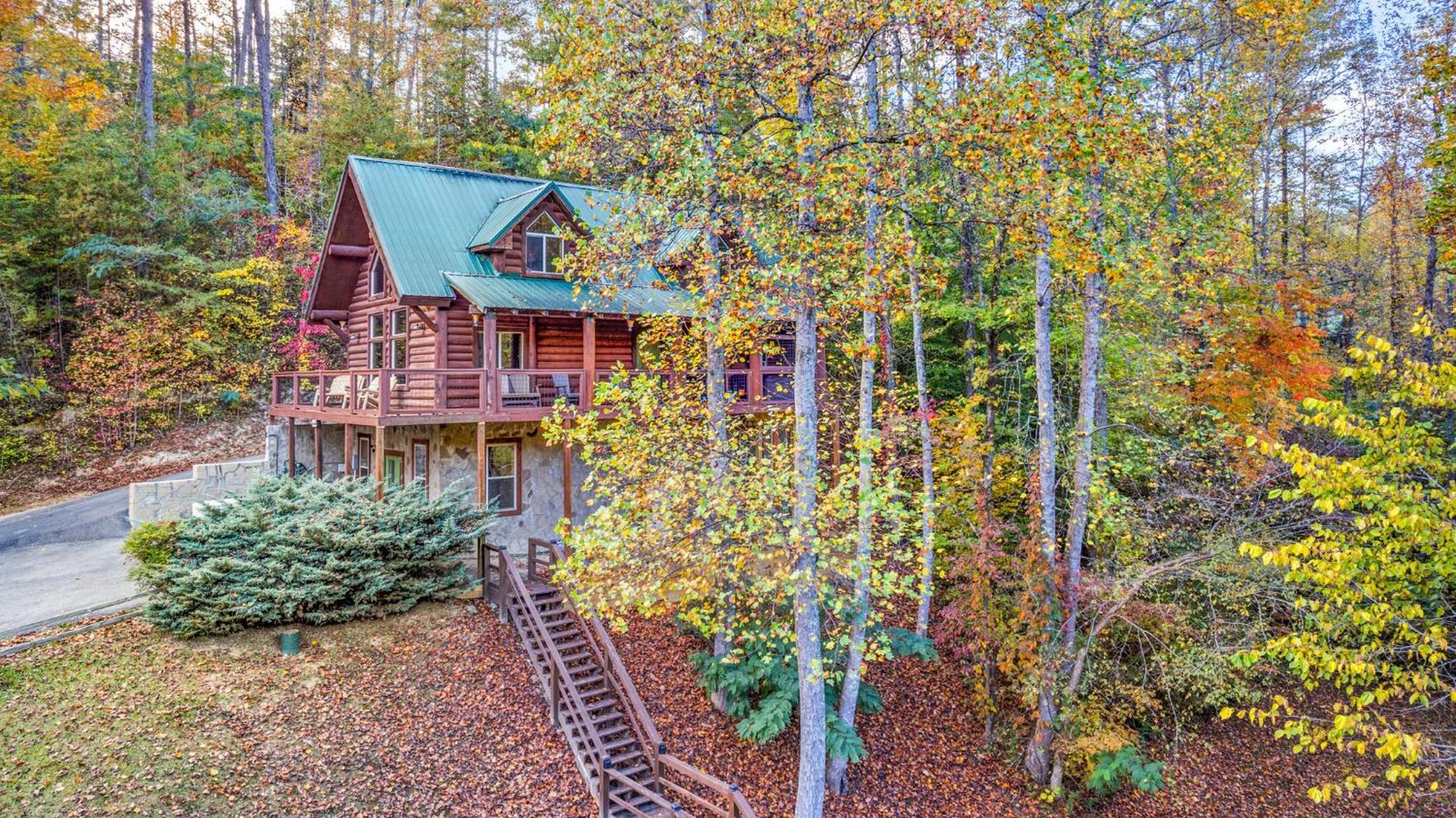 Relaxation Retreat - Pickleball Cabin - Wi-Fi, Fire Pit With Bar, Ev, Game Room, Hot Tub, Pool Access - Mins To Pf เซอเวียร์วีล ภายนอก รูปภาพ